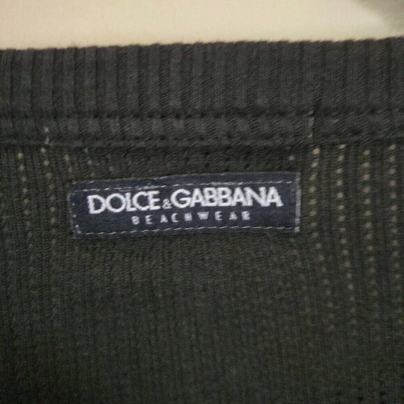 Dolce & Gabbana Genuine Black Italia T Shirt Size M - Picture 4 of 8